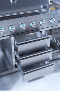 Grill a Gas Commerciale a 6 Bruciatori con Bruciatore Laterale, Certificato CE, Indipendente con Bruciatore Posteriore a Infrarossi per Barbecue da Esterno in Villa - Product Image 4