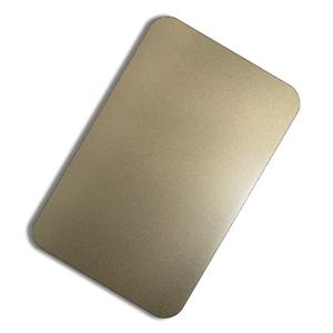 Nuevos productos 201 304 316 PVD Color Coating Hairline Ti Gold Anti Fingerprint Hojas de acero inoxidable Titanio para Decoración - Product Image 3