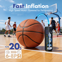 New Design Electric Ball Pump Portable Air Compressor Digital Display Rechargeable Tire Pressure Monitor Tire Inflation