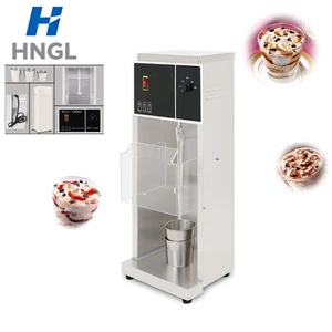 เครื่องทำไอศกรีมซอฟต์เสิร์ฟอัตโนมัติ เครื่องทำไอศกรีม แยม ช็อกโกแลต ถั่ว รสชาติหลากหลาย เครื่องผสม เครื่องทำไอศกรีมซอฟต์เสิร์ฟขนาดเล็ก - Product Image 1