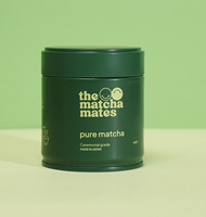 Boîte Métallique Ronde Vide Personnalisée pour Emballage de Thé Matcha avec Couvercle Hermétique Scellé, 20g 30g 50g
