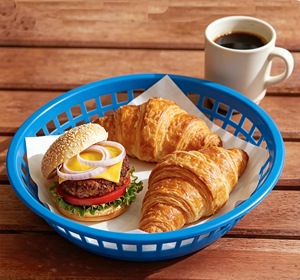 Cesta Redonda Multiusos de Plástico para Servicio de Comida Rápida, para Frutas, Snacks, Pollo Frito, Palomitas, Papas Fritas, Caja para Comida Rápida - Diseño Minimalista - Product Image 4