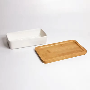 Kit d'<span class=keywords><strong>herbe</strong></span> à <span class=keywords><strong>chat</strong></span> biologique de qualité supérieure avec bol en céramique et plateau en bambou comprenant des pots de fleurs pour chats d'intérieur - Product Image 4