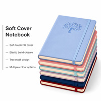 Carnet à couverture PVC avec bande élastique et boucle pour stylo, logo personnalisé, cadeau promotionnel, fabrication en usine