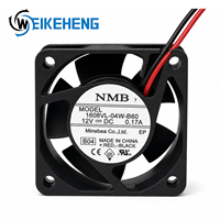 Kipas Aksial Bantalan Bola Ganda DC 12V NMB Asli Kecepatan Tinggi 40X40X20Mm 40Mm Kipas Pendingin 2 Kawat 1608VL-04W-B60 Printer 3D Mini PC