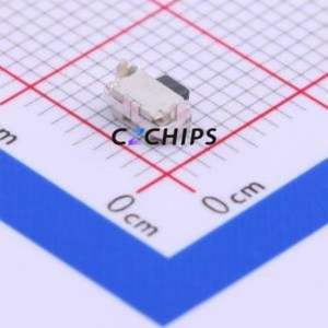 1TS003A-1900-3500A-CT Tactile Switch SMD,1.8x4.6mm Switch Single Pole Single Throw Rectangle Button 1.9N Horizontal Mount - Product Image 2