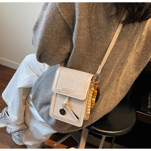 Nouveau Sac Téléphone Vintage en PU Solide 2026 pour Femme, Sac Bandoulière Coréen Tendance Polyvalent Résistant à l'Eau - Product Image 2