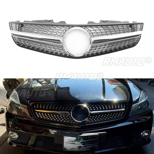 <b>Car</b> Bumper Grill <b>Decorative</b> Strips Racing Grille Body Kit Front Bumper Grill For Mercedes Benz SL Class R230 2010-2012 Exterior - Product Image 1