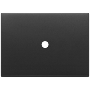 Placca Rotonda 3Mx1 Grigio Antracite 12,5 cm Lunghezza 9,5 cm Larghezza 1,4 cm Altezza per Copertura Interruttore a Muro - Product Image 1