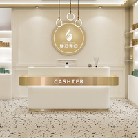 Comptoir de Réception de Luxe Sur Mesure pour Salon de Beauté, Spa et Bureau d'Accueil