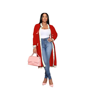 Cárdigan de Invierno para Mujer, Suéter Tejido Cálido, Chaqueta con Bordado, Cárdigan de Punto a la Moda, Abrigo de Estilo Francé<span class=keywords><strong>s</strong></span>, Suéteres Holgados Elegantes - Product Image 4
