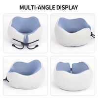 Coussin de protection orthopédique pour la colonne cervicale, respectueux de la peau, coussin de massage, coussin de soutien pour le cou pour voiture, avion, enfants, voyage
