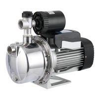 Pompe à jet auto-amorçante en acier inoxydable 304 pour usage domestique, pompe de surpression automatique pour l'eau potable et le pompage de puits profonds