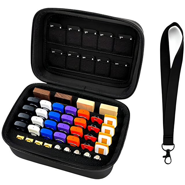 EVA Storage Case for USB Flash Drive & Memory Card Zipper Closure Simple Design Water Resistant Portable