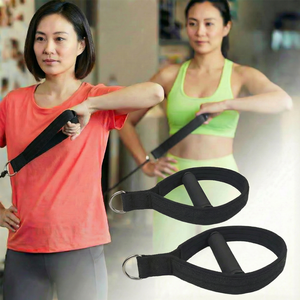 Accessoire de réforme <span class=keywords><strong>Pilates</strong></span> en néoprène d'usine, double boucle de sangle pour la salle de sport à domicile, le club, le studio, l'entraînement physique - Product Image 1