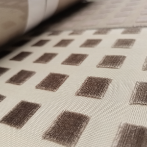 قماش مخملي بنمط هندسي لستائر الأرائك - Product Image 4