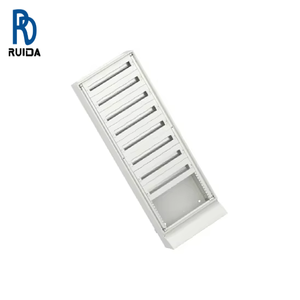 Boîtier en acier trempé Lvs08073, filetage M6, 205 mm x 595 mm x 1730 mm, blanc, IP30, IP40, IP41, IP43, série Prismaset - Product Image 1