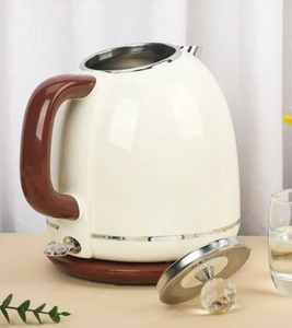 Nouvelle bouilloire électrique rétro à double couche anti-brûlure avec arrêt automatique, 1,8 L, appareil ménager, revêtement en acier inoxydable 304 - Product Image 3