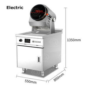 อุปกรณ์ร้านอาหารขายดีสำหรับธุรกิจ หุ่นยนต์ร้านอาหารฟาสต์ฟู้ด กระทะผัด<span class=keywords><strong>ข้าว</strong></span>อัตโนมัติ - Product Image 2