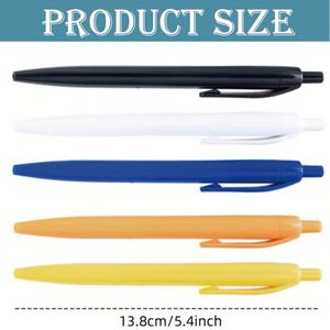 Bolígrafo Retráctil de Plástico Personalizado en Varios Colores, Bolígrafos Promocionales con Marca, Impresión UV Personalizada para Promoción - Product Image 3