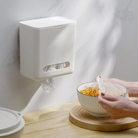 Boîte de rangement à chaussures murale sans perçage, grande capacité, avec film plastique de conservation et filtre de cuisine
