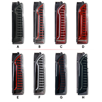 Conjunto de luces traseras LED deportivas mejoradas para Hyundai H1 Grand Starex, con señal de giro secuencial dinámica, luz de freno y luz de reversa.