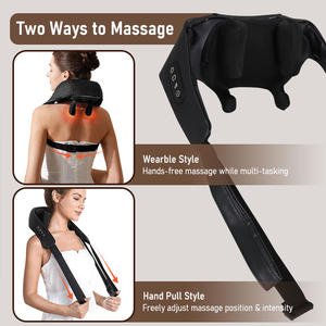 Hochwertiger CE FCC 7,4V/2000mAh Nackenmassagegerät mit Wärmefunktion zur Schmerzlinderung Shiatsu-Nackenmassagegerät - Product Image 5