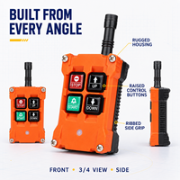 F21-2S Pengendali Jarak Jauh Nirkabel Industri untuk Hoist Crane, Tail Lift, dan Motor Starter