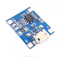 Módulo de Placa de Carga con Interfaz USB Tipo-C TP4056 1A, Diseño Dos en Uno Conveniente para Componentes Electrónicos de Baterías de Litio