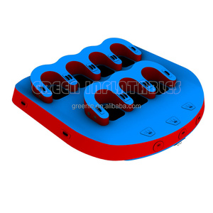 Tubos inflables de tracción para deportes acuáticos, flotador de asiento cómodo y tubo de refuerzo para equipo remolcable de juego de agua - Product Image 2