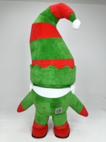Costume de mascotte de Noël gonflable géant de 2,6 m, déguisement de Père Noël et d'elfe pour le carnaval, l'anime et les célébrations festives, unisexe adulte