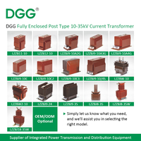 Transformador de corriente de potencia DGG de alto voltaje CT IEC certificado para subestaciones y sistemas de distribución