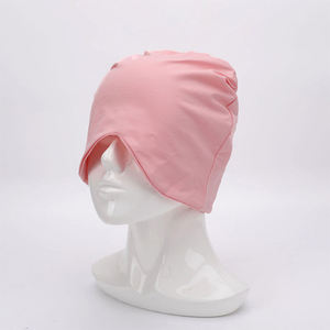 Logo personnalisé 95% coton unisexe personnes âgées dorment <span class=keywords><strong>la</strong></span> <span class=keywords><strong>nuit</strong></span> chapeau d'ombrage usage domestique quotidien <span class=keywords><strong>Bonnet</strong></span> <span class=keywords><strong>bonnet</strong></span> de couchage - Product Image 4