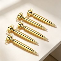 Stylo bille créatif en forme de trophée 1,0 mm, en plastique, avec logo personnalisé, idéal pour les prix de compétition, vente en gros