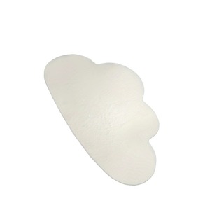 Tapis en fausse fourrure de lapin en forme de nuage blanc, lavable en machine, pour chambre d'enfant, salon, bureau - Product Image 5