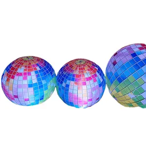 Decke Glitter Light Aufblasbarer Disco Ball Blow Up DJ Ballon für Nachtclub Dekoration