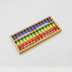 Ábaco de 13 varillas para niños, estudiantes, juguetes de Ábaco de matemáticas, cuentas de colores ABS de calidad, Ábaco chino - Product Image 2