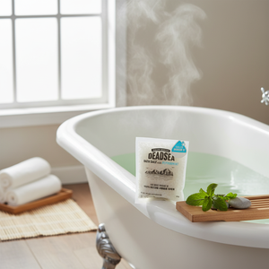 Sel de bain aromatisé à la menthe de la mer Morte Israel 60g - Product Image 3