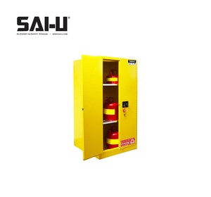 Fireproof Chemical Storage SAI-U FM Flammable Liquid Storage Cabinet 60 Gal SC0060Y