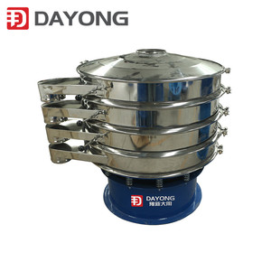 <span class=keywords><strong>Crible</strong></span> vibrant <span class=keywords><strong>rotatif</strong></span> de cercle de poudre d'épice de dépoussiérage à un étage - Product Image 3