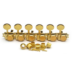 SAPHUE <span class=keywords><strong>6</strong></span> afinadores <span class=keywords><strong>de</strong></span> cuerda <span class=keywords><strong>de</strong></span> bloqueo <span class=keywords><strong>de</strong></span> <span class=keywords><strong>guitarra</strong></span> en línea 1:15 Vintage GuitarTuning Key Pegs Machine Heads Reemplazo para <span class=keywords><strong>guitarra</strong></span> eléctrica - Product Image 1