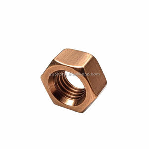 Yushung Bronze-Muttern Marine-Qualität C65100 Siliziumbronze Schwere Sechskantmuttern 1/4 Zoll bis 1 1/2 Zoll ANSI/ASME B18.2.2 - Product Image 1