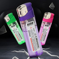 Briquet à gaz Zhongyan Cigarette Gas Butane Briquets électroniques Logo personnalisé Briquets à gaz pour cadeaux promotionnels
