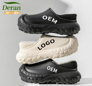 <span class=keywords><strong>Scarpe</strong></span> <span class=keywords><strong>da</strong></span> Cuoco Imbottite in Cotone Deran OEM, Calzature di Sicurezza Unisex per Cucina, Stampa Personalizzata, Logo Trasferibile, Zoccoli Eva per Uomo - Product Image 1