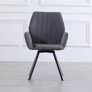 Sillas de Comedor Giratorias Negras Contemporáneas <span class=keywords><strong>en</strong></span> Oferta, Sillas de Comedor de Tela para <span class=keywords><strong>Restaurante</strong></span> - Product Image 2