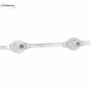 360 grados 12V 25mm RGB Pixel <span class=keywords><strong>LED</strong></span> inteligente programable 3D Crystal Pixel <span class=keywords><strong>String</strong></span> <span class=keywords><strong>LED</strong></span> cortina de luz Magic Atmosphere <span class=keywords><strong>String</strong></span> <span class=keywords><strong>Light</strong></span> - Product Image 3