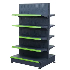 Harga Toko Retail Display Stand Rak Gondola Rak Rak Supermarket 1) Supermarket 2) Toko Dingin Digulung Steel