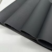 Cuir Nappa en microfibre antibactérien 1,4 mm, imperméable, résistant aux taches, résistant à l'abrasion, matériau élastique pour volant