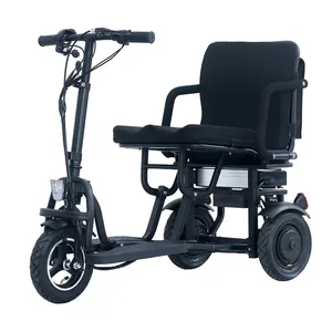 doohan scooter eléctrico Suppliers-Patinete eléctrico plegable de 3 ruedas para adulto, seguridad portátil