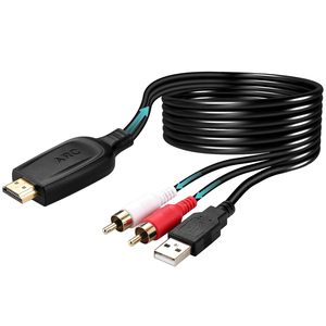 Cable Convertidor <span class=keywords><strong>HDMI</strong></span> <span class=keywords><strong>ARC</strong></span> <span class=keywords><strong>a</strong></span> <span class=keywords><strong>RCA</strong></span>, Extractor de Audio de 192kHz y 24 Bits, Alimentado por USB, Compatible con CEC PCM, <span class=keywords><strong>Adaptador</strong></span> <span class=keywords><strong>RCA</strong></span> L/R para TV <span class=keywords><strong>ARC</strong></span> <span class=keywords><strong>a</strong></span> Altavoz - Product Image 1